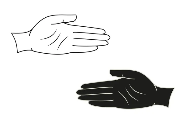 Hand - vector icon. — Stock Vector