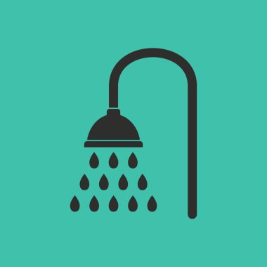 Duş vektör simgesi.