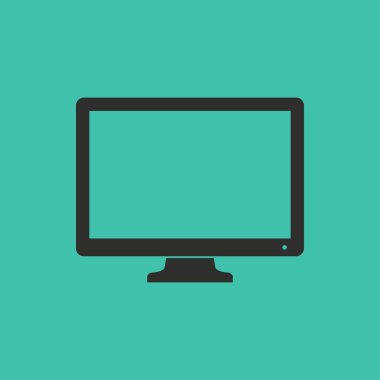 televizyon vektör simgesi.