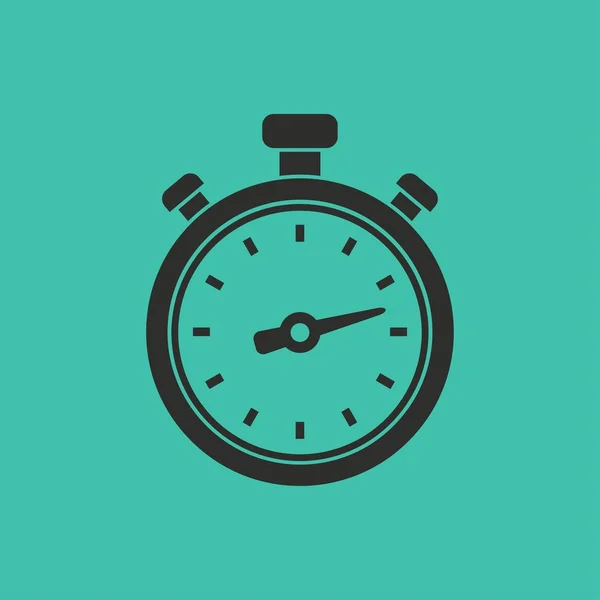 Stopwatch vector icon. — Stock Vector