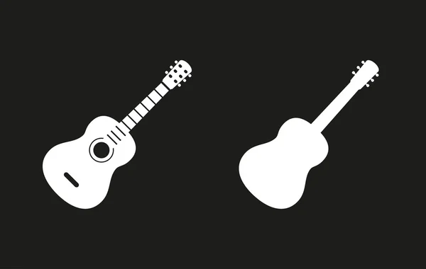 Ikone des Gitarrenvektors. — Stockvektor