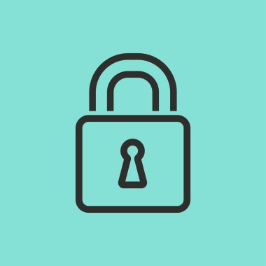 Vektör simgesini kilitle.