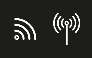 Wi-Fi Vektör Simgesi.