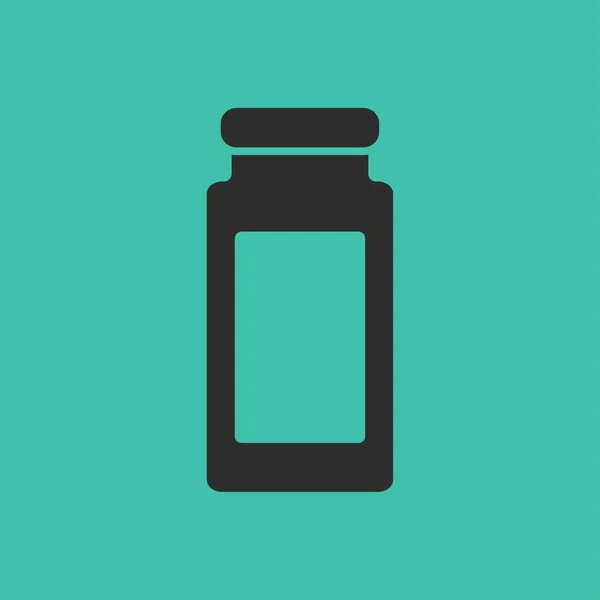 Medicine bottle vector icon. — Stock Vector