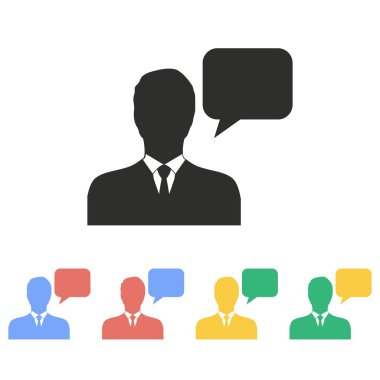 Kişisel - vektör simgesi.