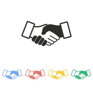 El sıkışma - vektör simgesi.