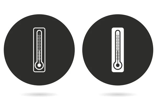Thermometer vector icon. — Stock Vector