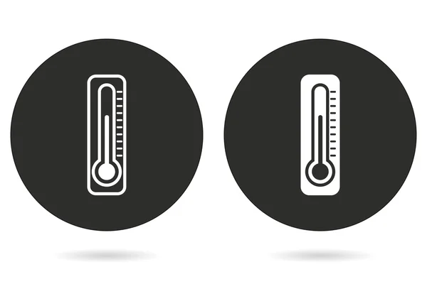 Thermometer vector icon. — Stock Vector