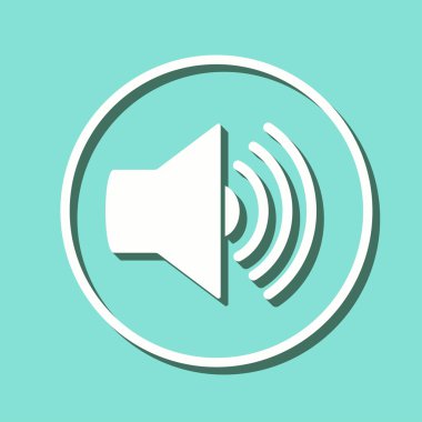 Hoparlör - vektör simgesi.