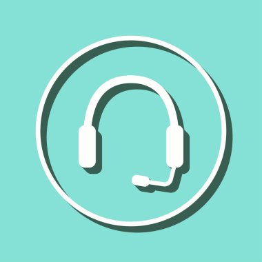 Kulaklık - vektör simgesi.