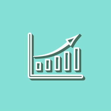 Grafik - vektör simge büyüyen.