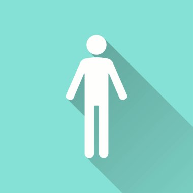 Man - vektör simgesi.