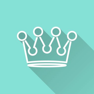 Taç - vektör simgesi.