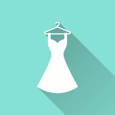 Elbise - vektör simgesi.