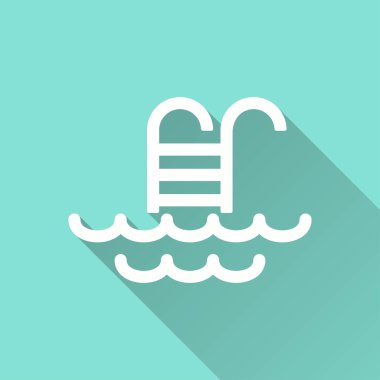 Havuz - vektör simgesi.