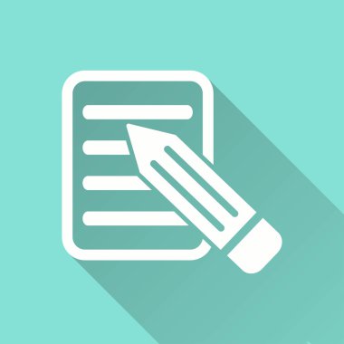 Not defteri - vektör simgesi.