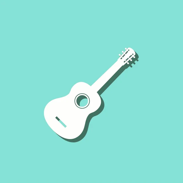 Guitare - icône vectorielle . — Image vectorielle