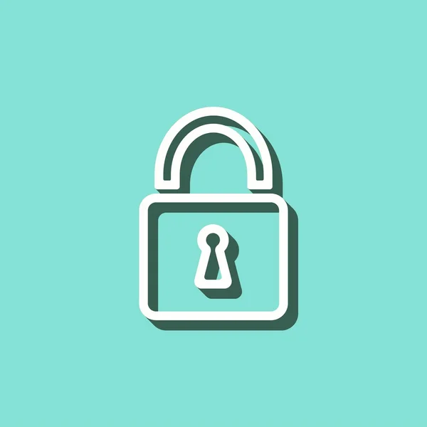 Lock - vector icon. — Stock Vector