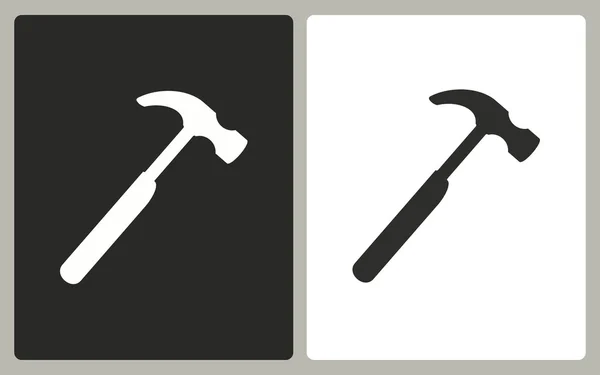 Hammer - vector icon. — Stock Vector