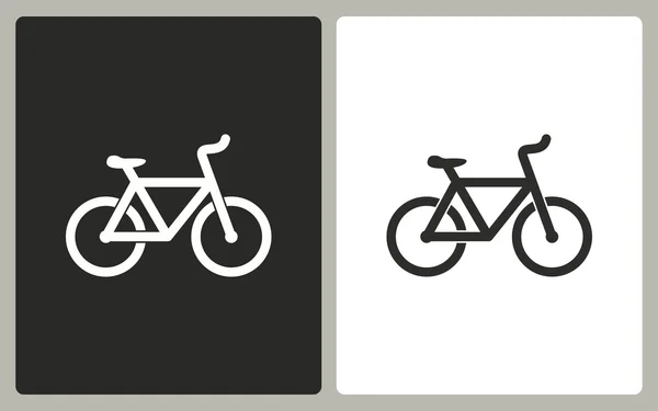 Bicicleta - ícone do vetor . — Vetor de Stock