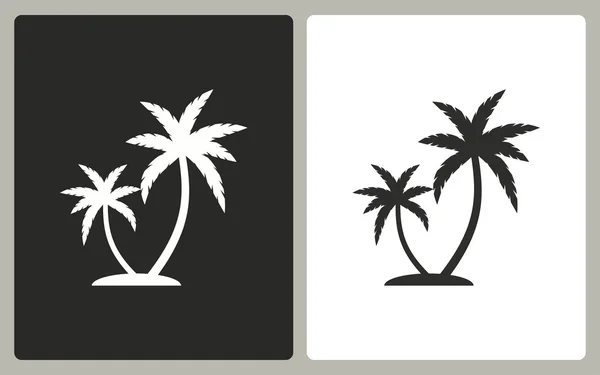 Palme - Vektorsymbol. — Stockvektor