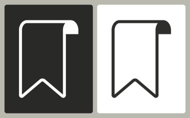 Yer işareti - vektör simgesi.