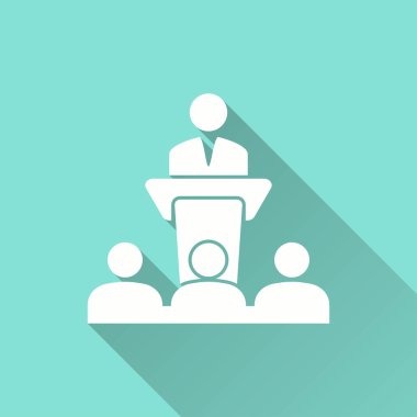 Conferece - vektör simgesi.