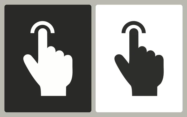 Touch - icono de vector . — Archivo Imágenes Vectoriales