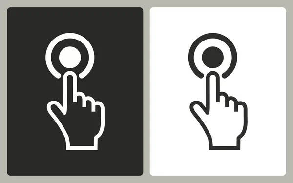 Touch - vector icon. — Stock Vector