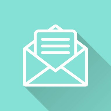 Posta - vektör simgesi.