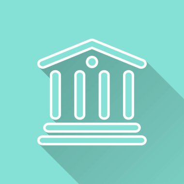 Mahkeme - vektör simgesi.