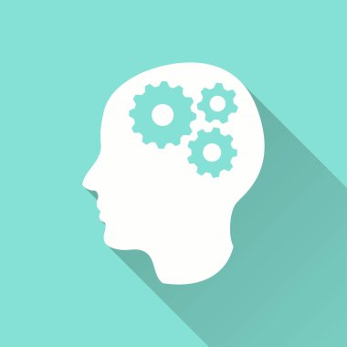 Beyin fırtınası - vektör simgesi.