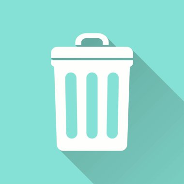 Bin - vektör simgesi.