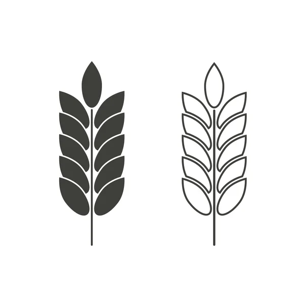 Icono de cebada — Vector de stock