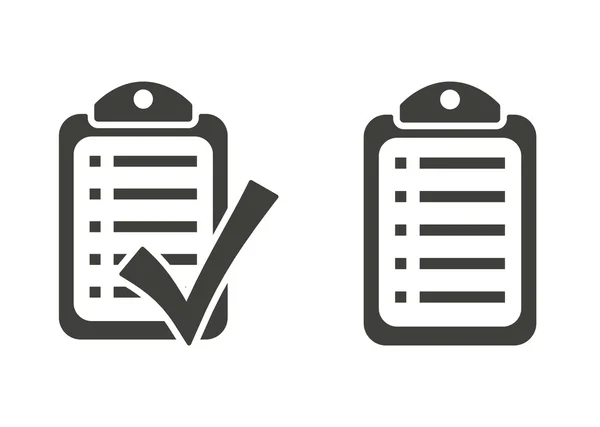 Checklist - vector iconen — Stockvector