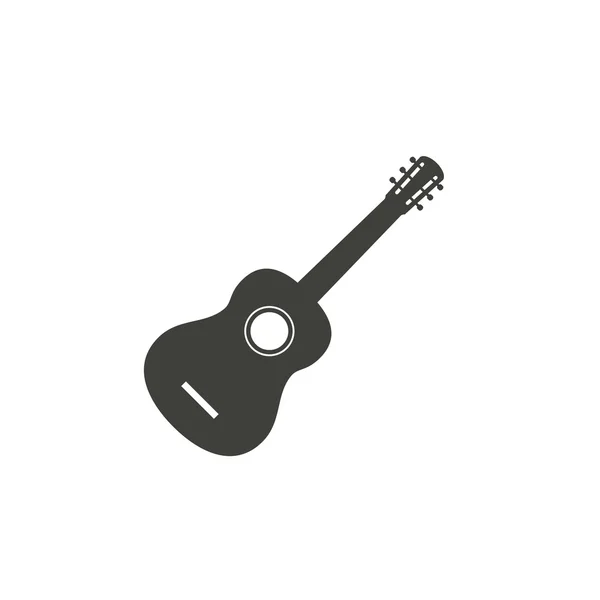 Ícone de guitarra — Vetor de Stock