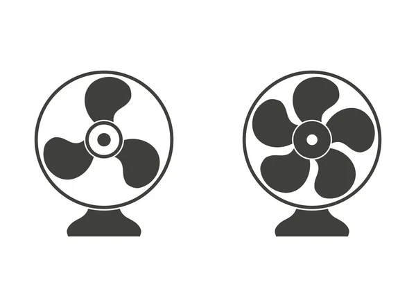 Electric fan icons — Stock Vector