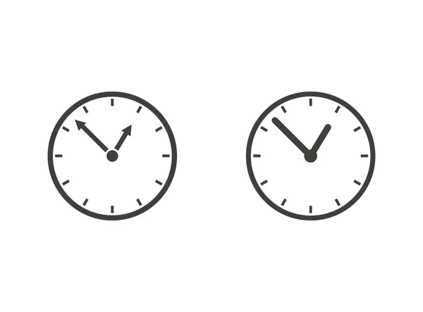 Uhr-Ikone — Stockvektor