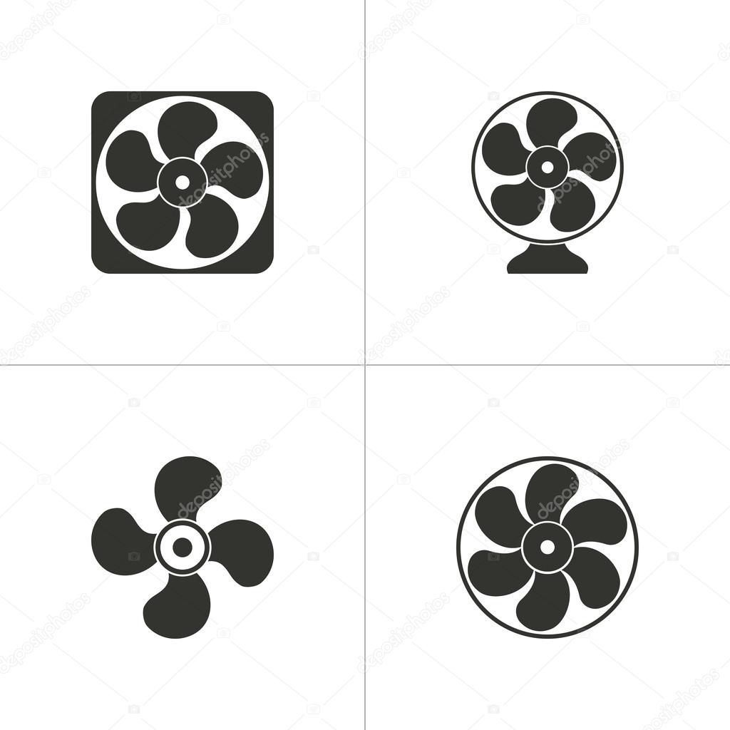 simple fan icon Stock Vector by ©lovemask