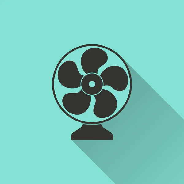 Icono del ventilador eléctrico — Vector de stock