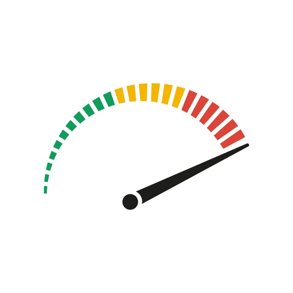 Icône du compteur de vitesse — Image vectorielle