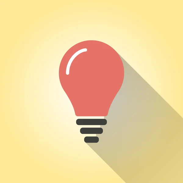 Lámpa ikonra — Stock Vector