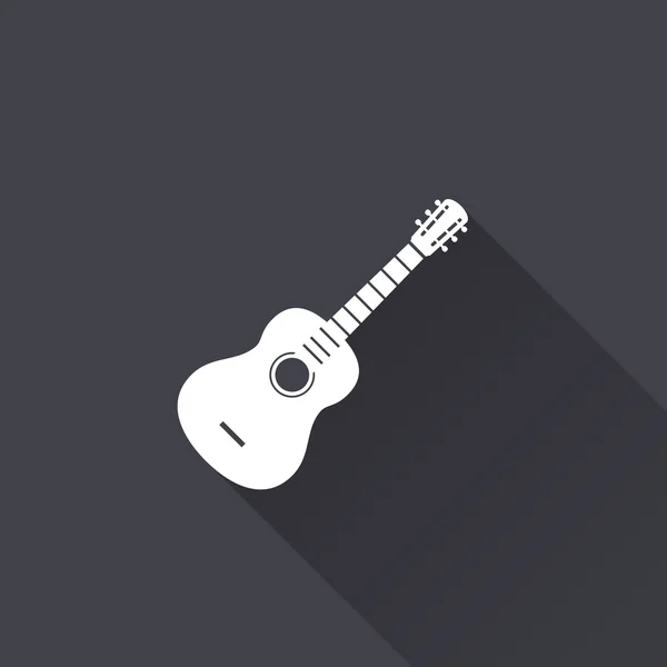 Gitaar pictogram — Stockvector