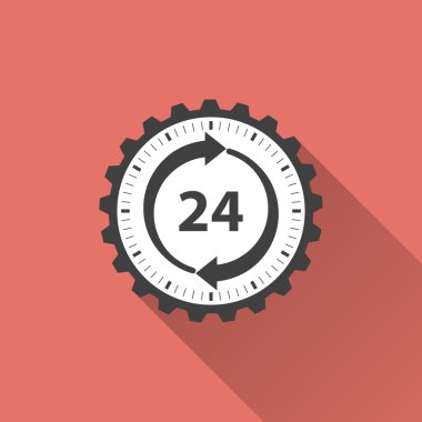 pictogram voor 24-uurs service