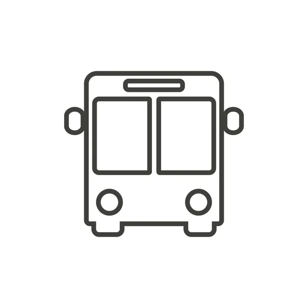 Icono de autobús — Vector de stock