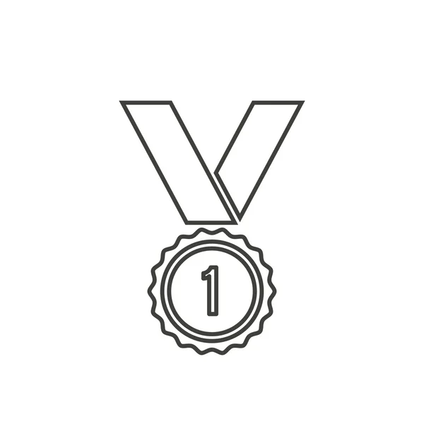 Icono de medalla — Archivo Imágenes Vectoriales