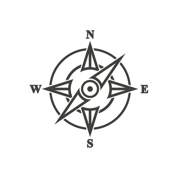 Kompassikonen — Stock vektor