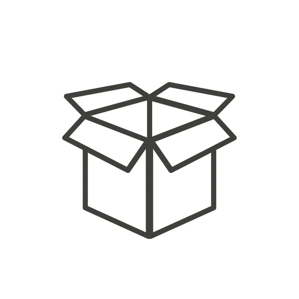 Icono de caja — Vector de stock