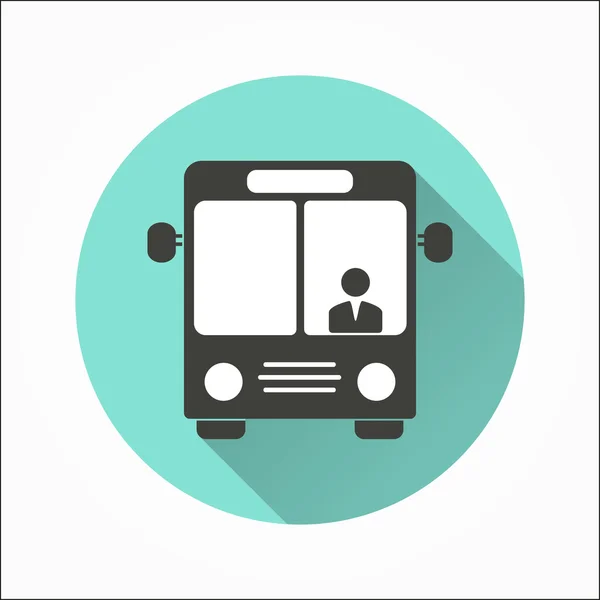 Bus pictogram — Stockvector