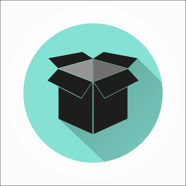 Icono de caja — Vector de stock